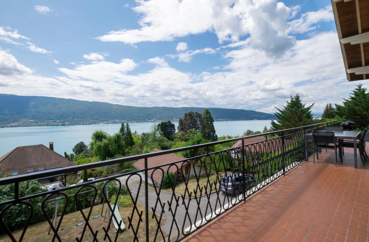 Apartmán T4 Avec Vue Imprenable Sur Le Lac D'Annecy Veyrier-du-Lac Exteriér fotografie